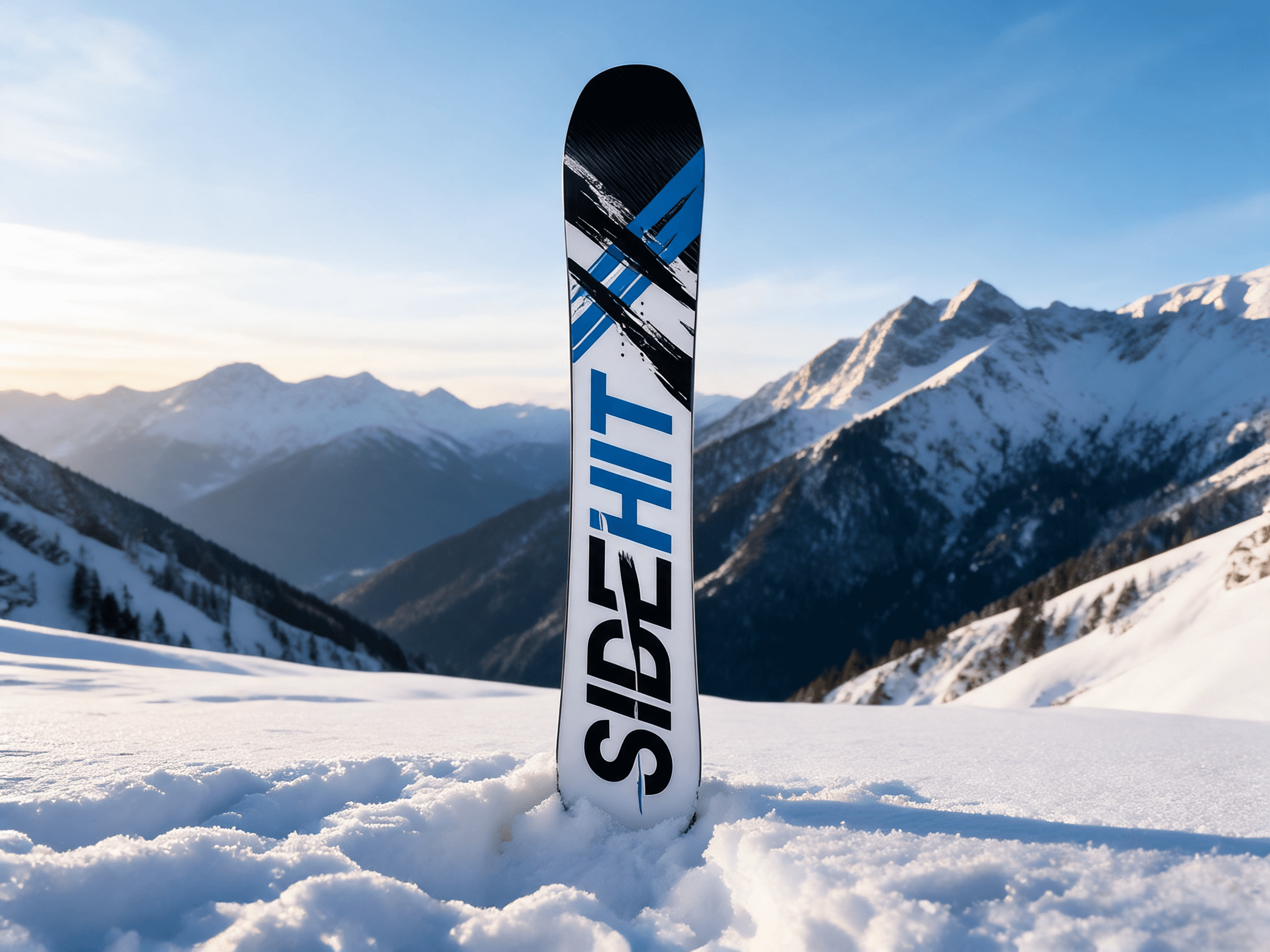 Sidehit flagship board in snow