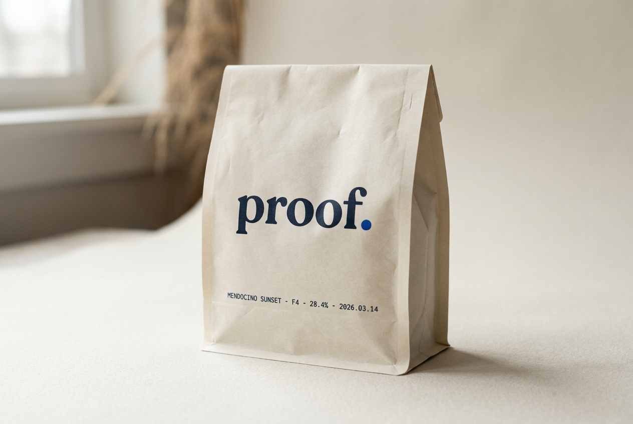 Proof documented cannabis bag