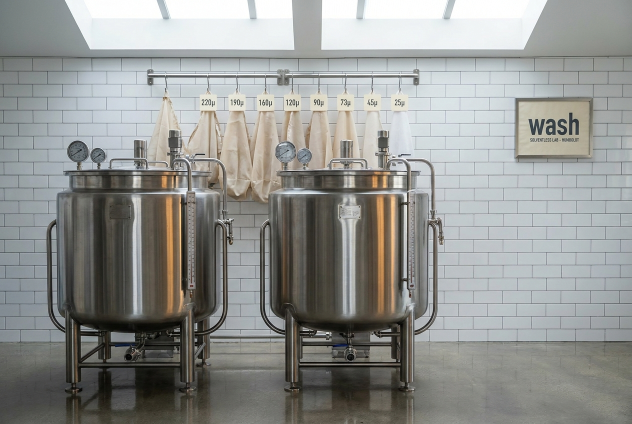 Wash extraction lab interior